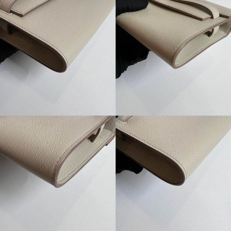 全新品HERMES W刻 冰川白KELLY TO GO肩背包-12