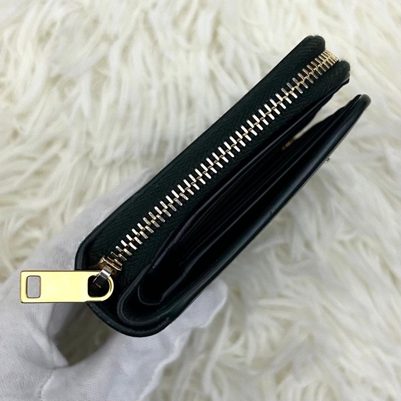 🌷YSL 稀有墨綠色錢包短夾 ｜經典花紋✦fufu style 精品✦ 氣質款｜-15