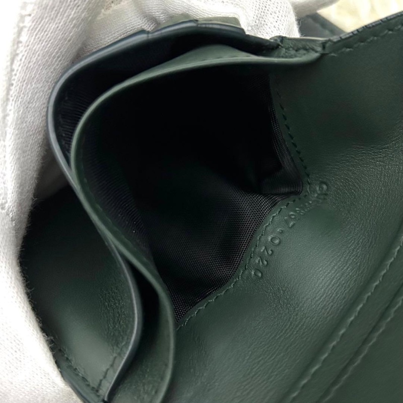 🌷YSL 稀有墨綠色錢包短夾 ｜經典花紋✦fufu style 精品✦ 氣質款｜-23