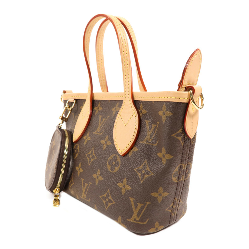 LOUIS VUITTON Monogram Neverfull BB金扣手挽肩背兩用袋-2