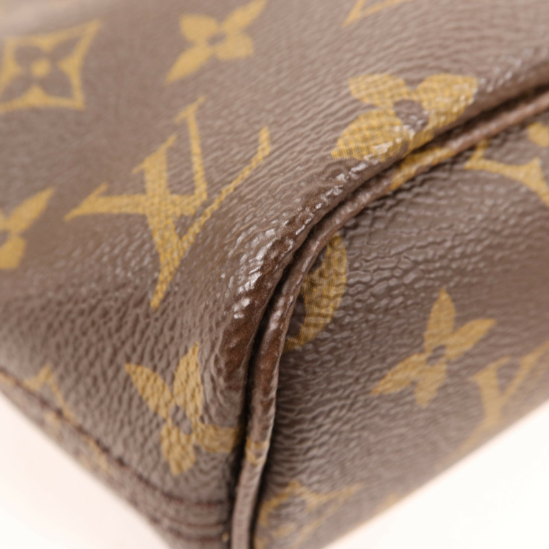 LOUIS VUITTON Monogram Neverfull BB金扣手挽肩背兩用袋-10