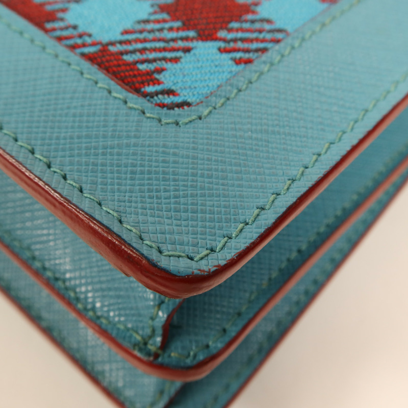 PRADA 帆布Shoulder Bag金扣肩背袋-12