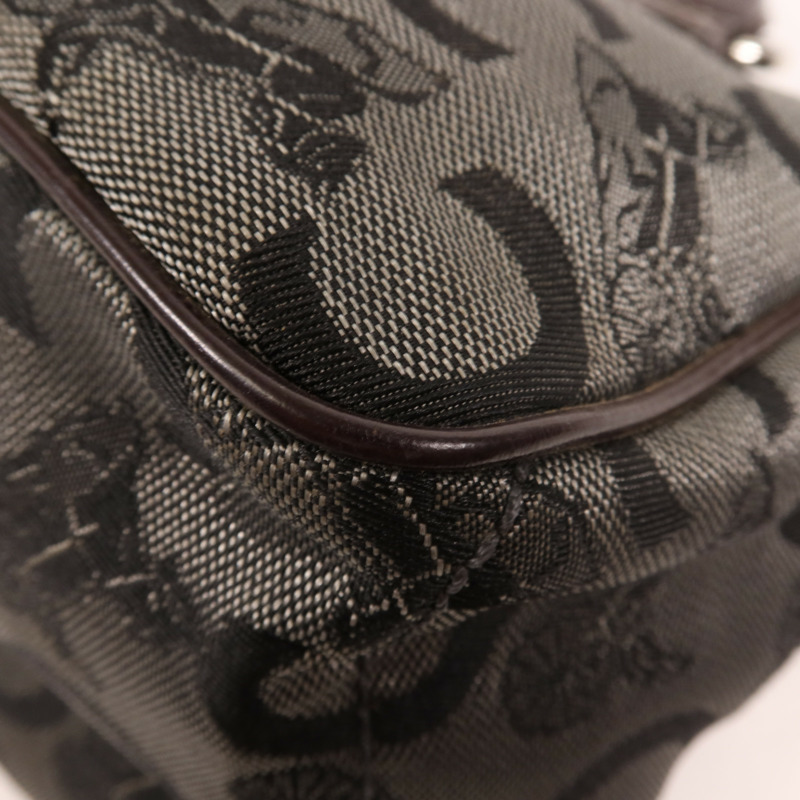 CELINE 帆布Boogie銀扣手挽袋-10