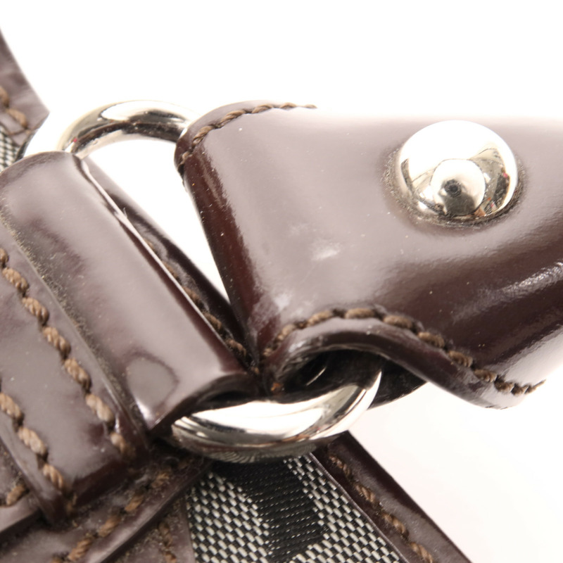 CELINE 帆布Boogie銀扣手挽袋-17