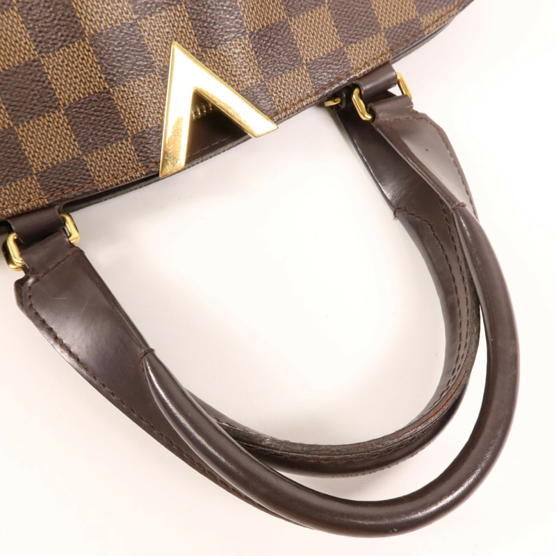 LOUIS VUITTON Damier Kensington Bowling金扣手挽袋-7