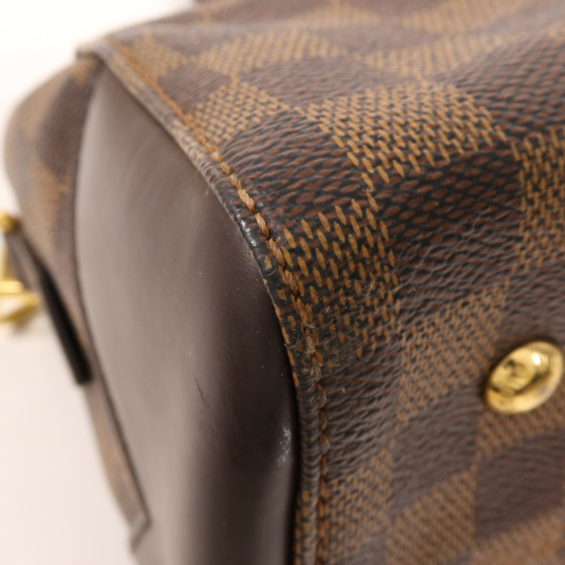 LOUIS VUITTON Damier Kensington Bowling金扣手挽袋-11