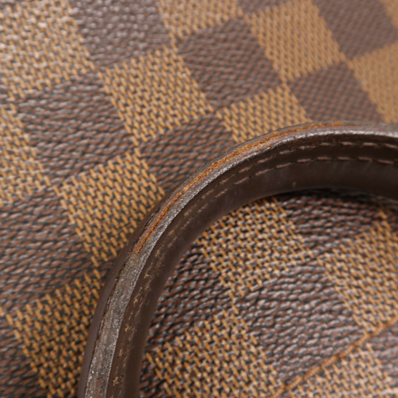 LOUIS VUITTON Damier Kensington Bowling金扣手挽袋-15
