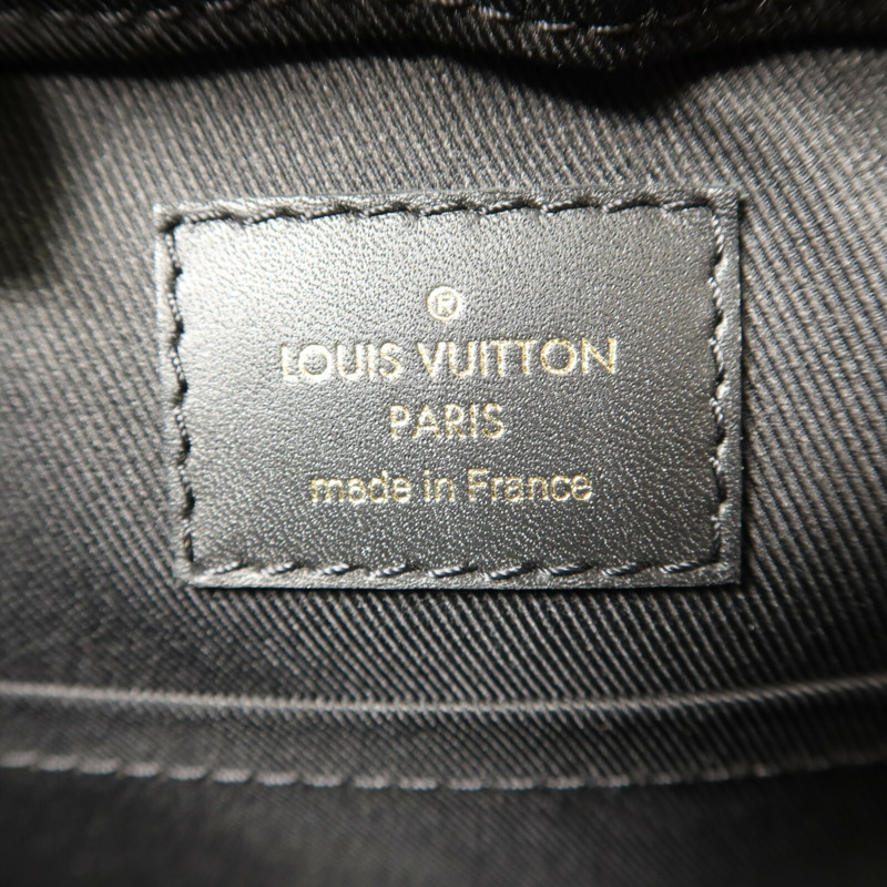 LOUIS VUITTON Monogram Saintonge金扣手挽袋棕色-6