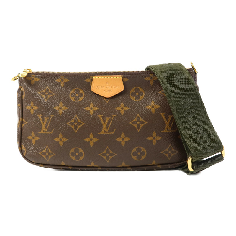 LOUIS VUITTON Monogram Multi Pochette Accessoires金扣肩背袋-1