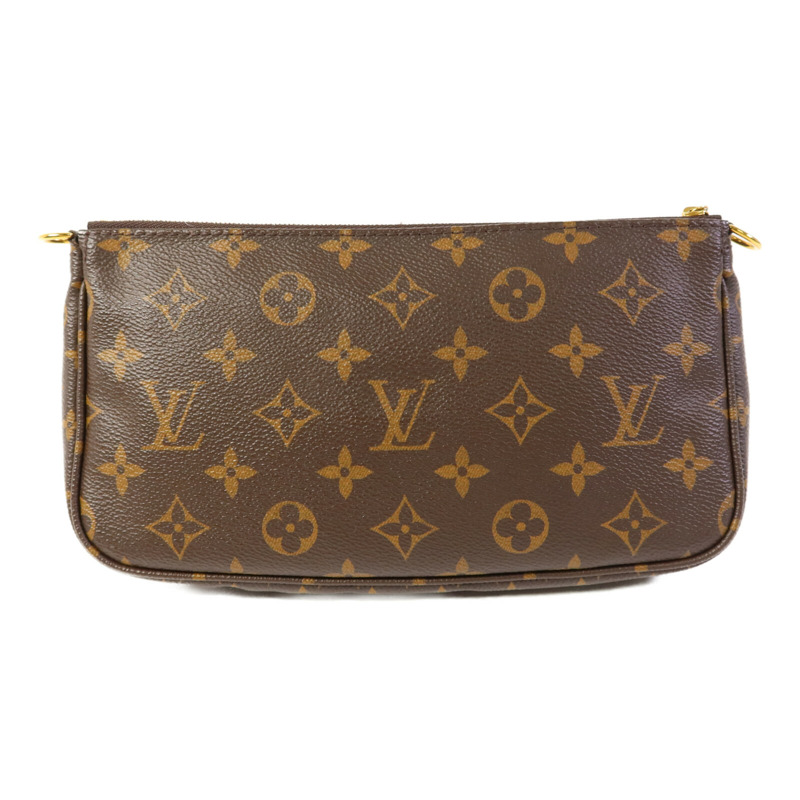 LOUIS VUITTON Monogram Multi Pochette Accessoires金扣肩背袋-3