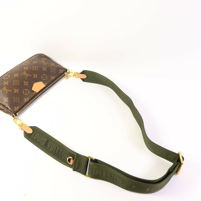 LOUIS VUITTON Monogram Multi Pochette Accessoires金扣肩背袋-5