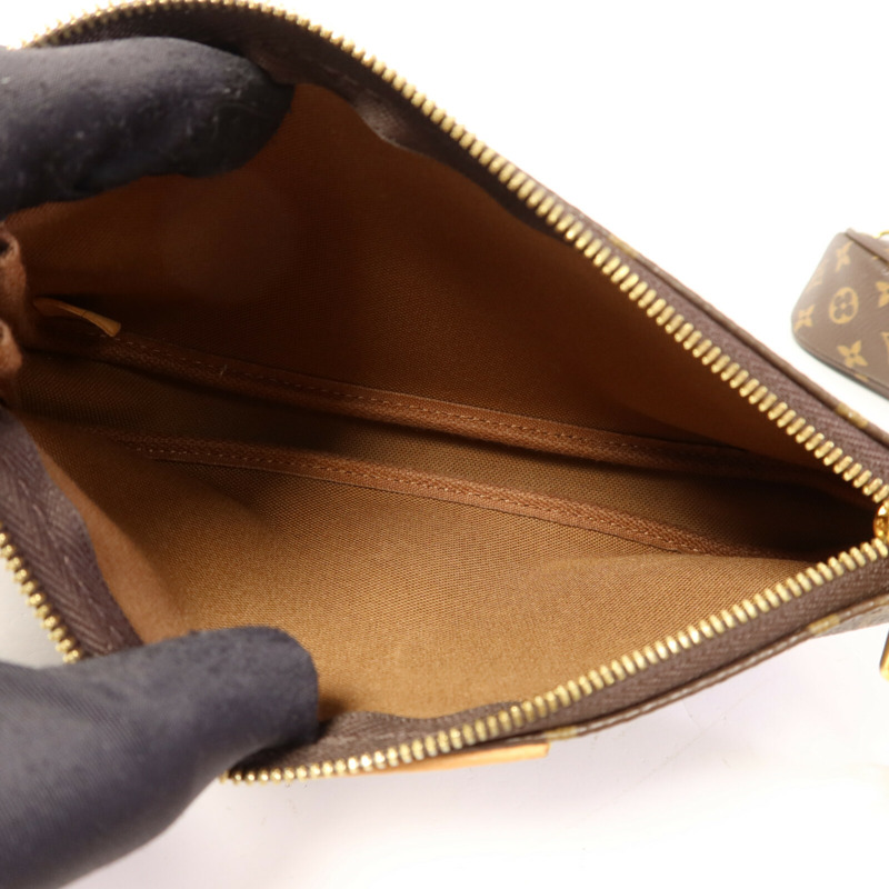 LOUIS VUITTON Monogram Multi Pochette Accessoires金扣肩背袋-13