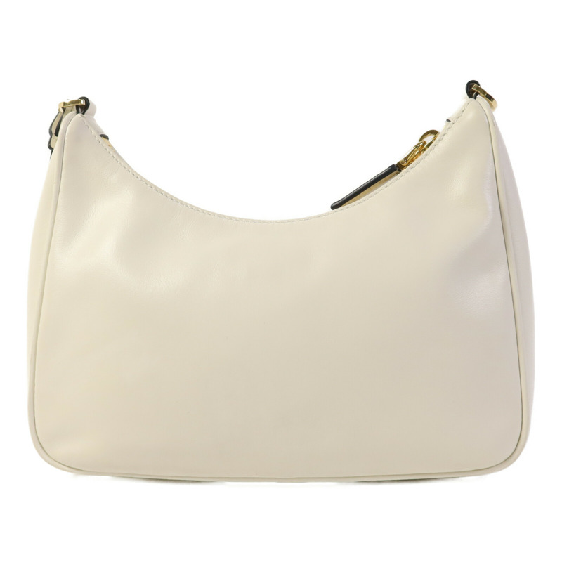 PRADA 牛皮皮革Re-Edition 2005金扣手挽肩背兩用袋-3