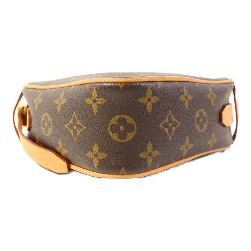 LOUIS VUITTON Monogram Game On Coeur金扣肩背袋棕色-3
