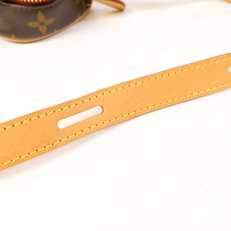 LOUIS VUITTON Monogram Game On Coeur金扣肩背袋棕色-16