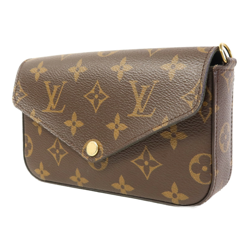 LOUIS VUITTON Monogram Felicie Strap & Go金扣肩背袋-2