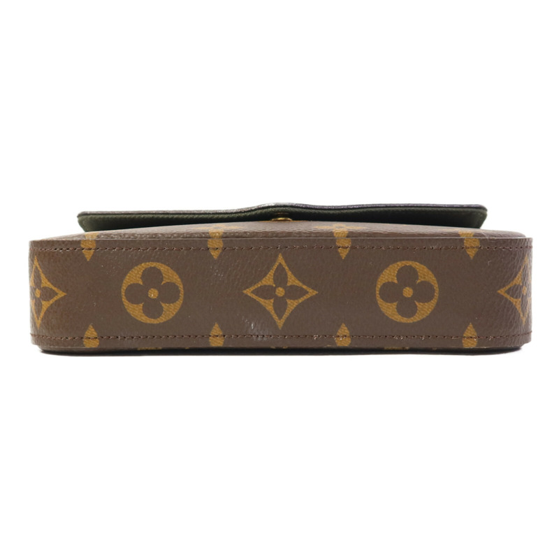 LOUIS VUITTON Monogram Felicie Strap & Go金扣肩背袋-4