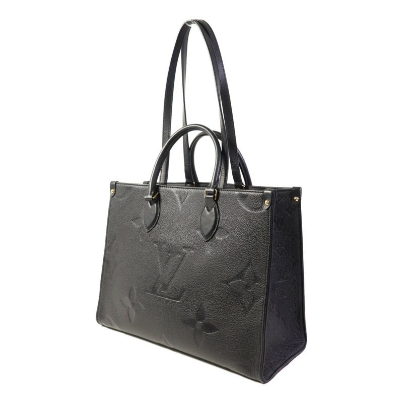 LOUIS VUITTON Monogram Empreinte On The Go MM金扣手挽肩背兩用袋-2