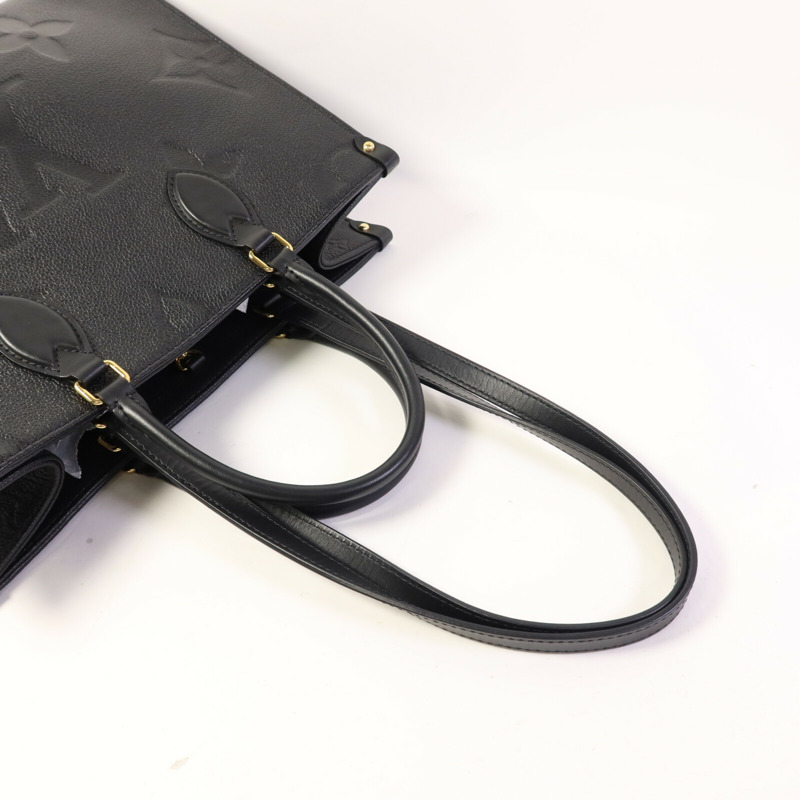 LOUIS VUITTON Monogram Empreinte On The Go MM金扣手挽肩背兩用袋-4