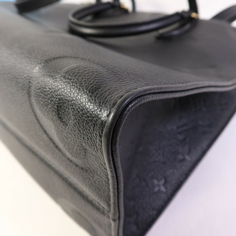 LOUIS VUITTON Monogram Empreinte On The Go MM金扣手挽肩背兩用袋-12