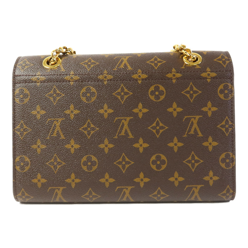 LOUIS VUITTON Monogram Victoire金扣鏈帶肩背袋-1