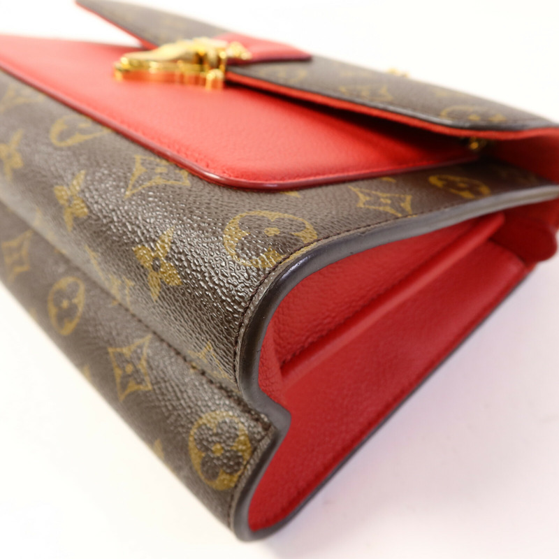 LOUIS VUITTON Monogram Victoire金扣鏈帶肩背袋-11