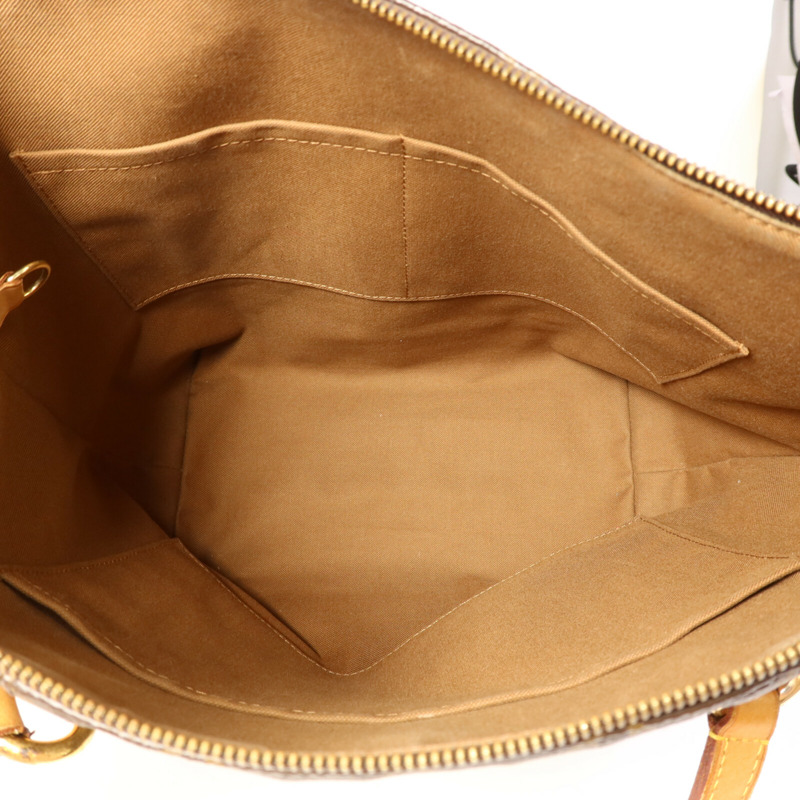 LOUIS VUITTON Monogram Totally MM金扣肩背袋棕色-5