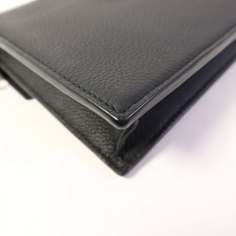 LOUIS VUITTON 牛皮皮革Mylockme銀扣鏈帶肩背袋-13