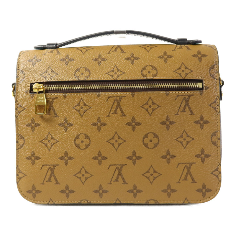 LOUIS VUITTON Monogram Reverse Pochette Metis金扣手挽肩背兩用袋-1