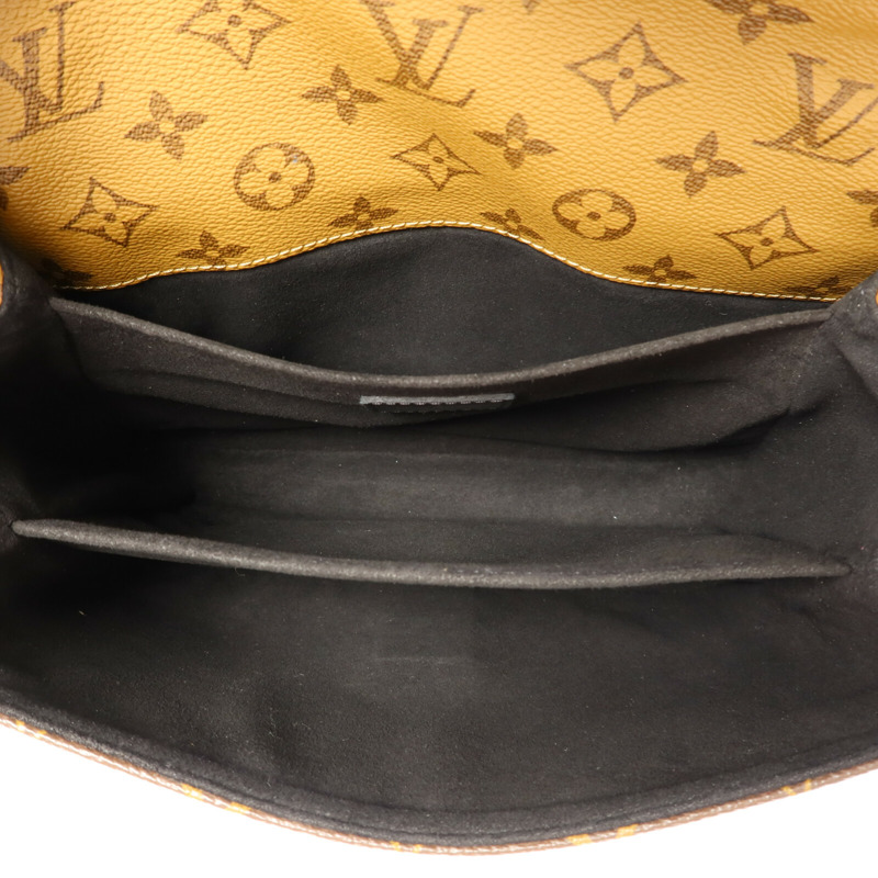 LOUIS VUITTON Monogram Reverse Pochette Metis金扣手挽肩背兩用袋-5