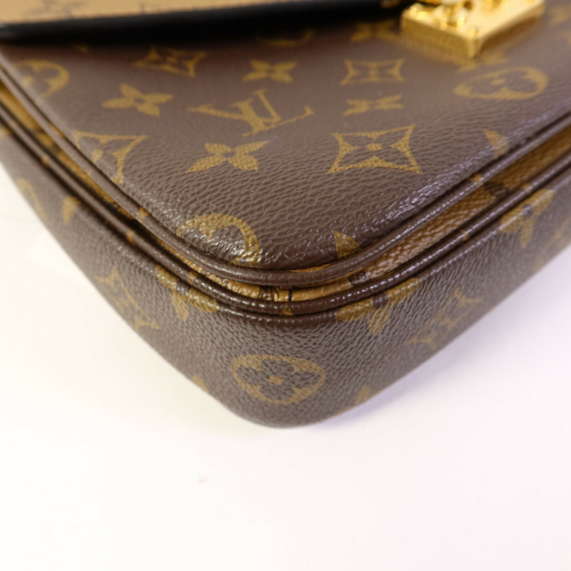 LOUIS VUITTON Monogram Reverse Pochette Metis金扣手挽肩背兩用袋-13