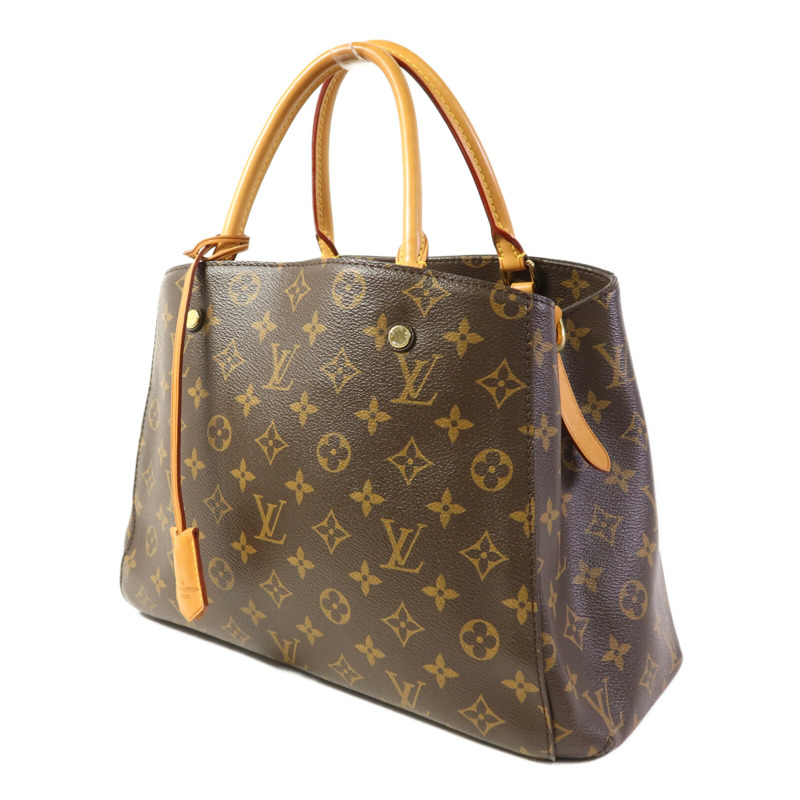 LOUIS VUITTON Monogram Montaigne MM金扣手挽肩背兩用袋-2