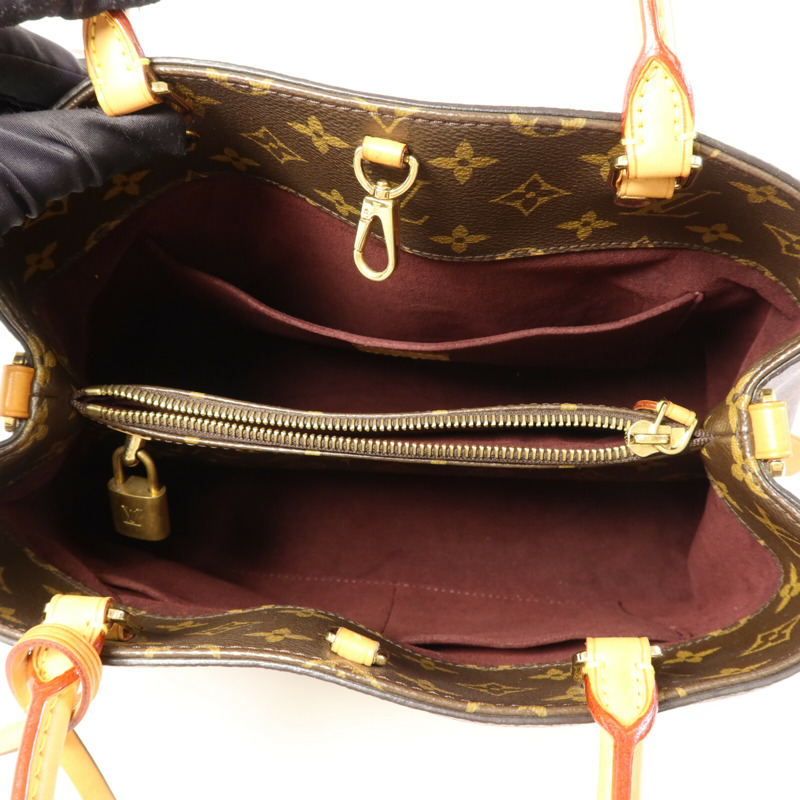 LOUIS VUITTON Monogram Montaigne MM金扣手挽肩背兩用袋-5