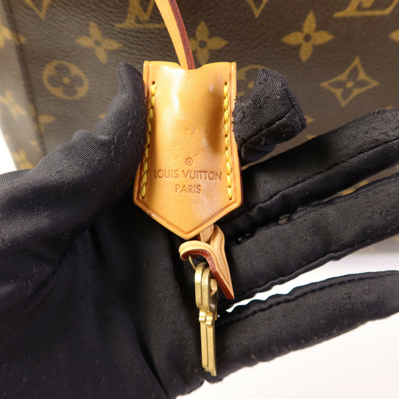 LOUIS VUITTON Monogram Montaigne MM金扣手挽肩背兩用袋-10