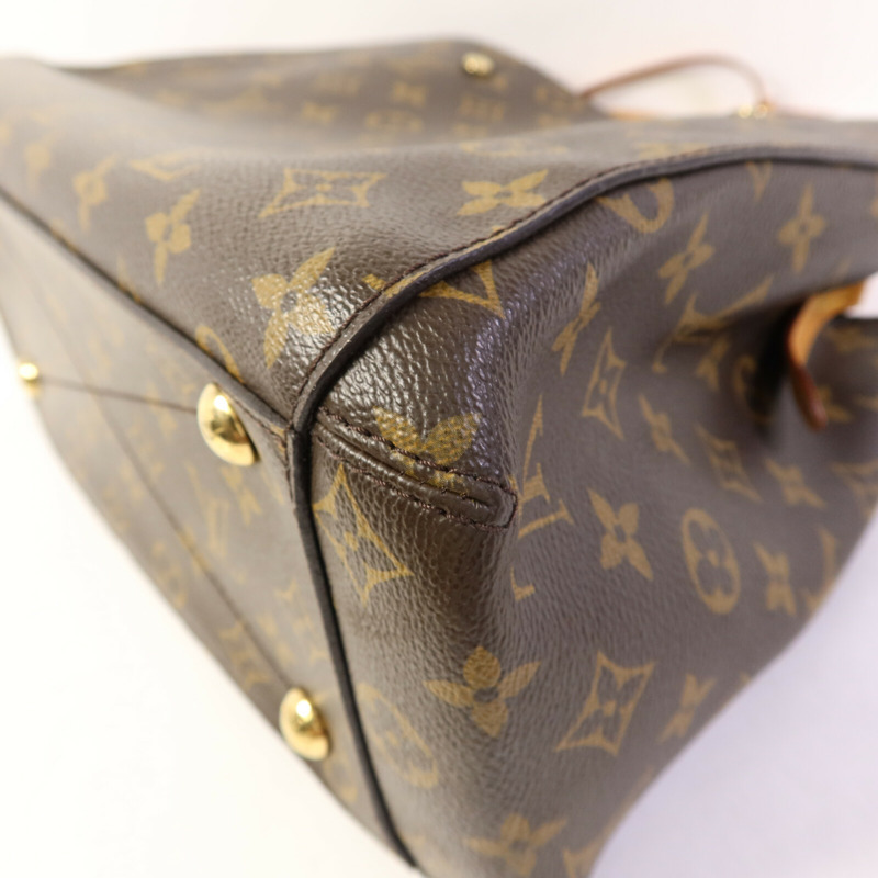 LOUIS VUITTON Monogram Montaigne MM金扣手挽肩背兩用袋-17