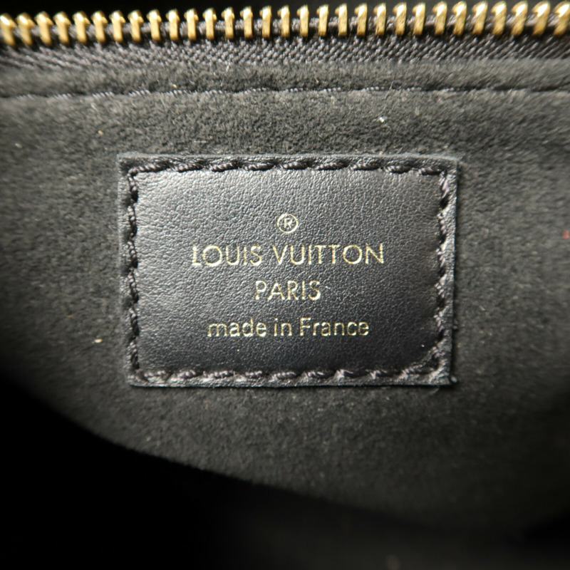 LOUIS VUITTON Monogram Petite Malle Souple金扣手挽肩背兩用袋棕色-6