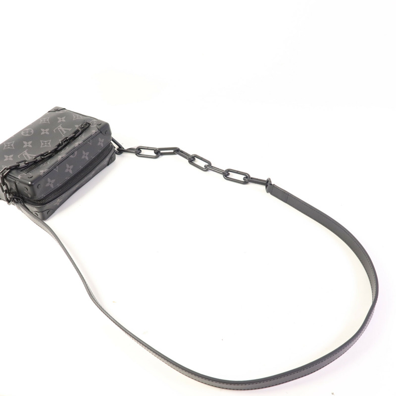 LOUIS VUITTON Monogram Eclipse Mini Soft Trunk肩背袋-4