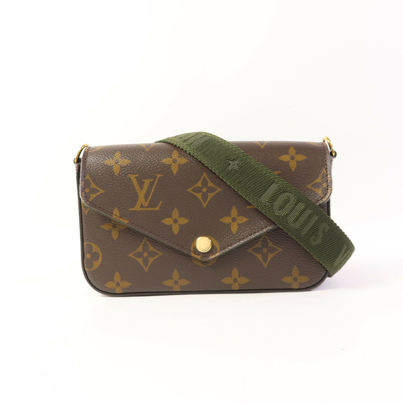 LOUIS VUITTON Monogram Felicie Strap & Go金扣肩背袋-2