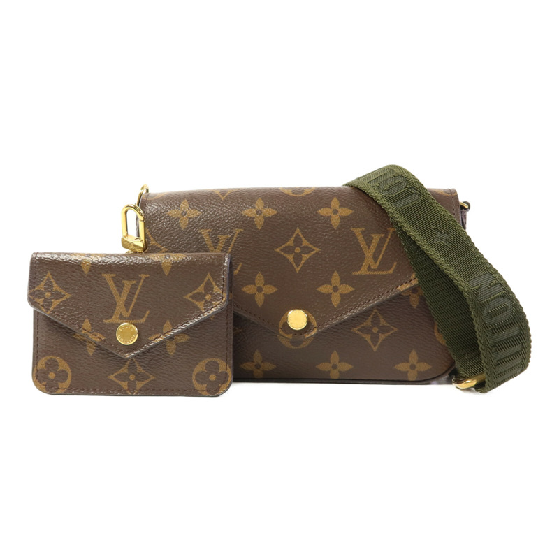LOUIS VUITTON Monogram Felicie Strap & Go金扣肩背袋-0