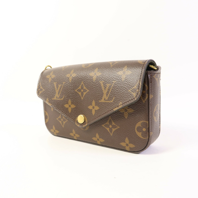 LOUIS VUITTON Monogram Felicie Strap & Go金扣肩背袋-2