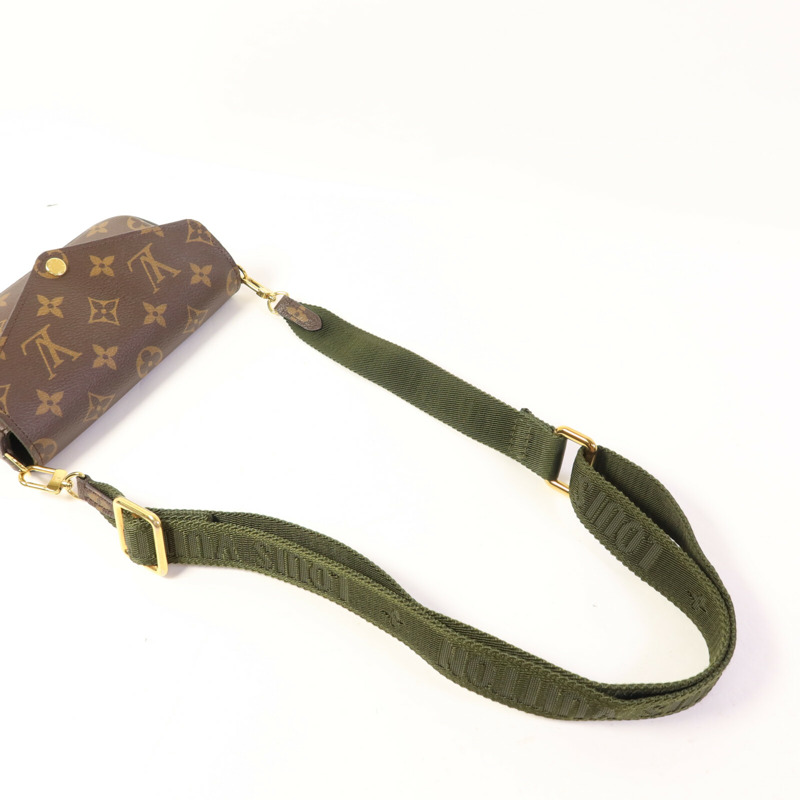LOUIS VUITTON Monogram Felicie Strap & Go金扣肩背袋-5