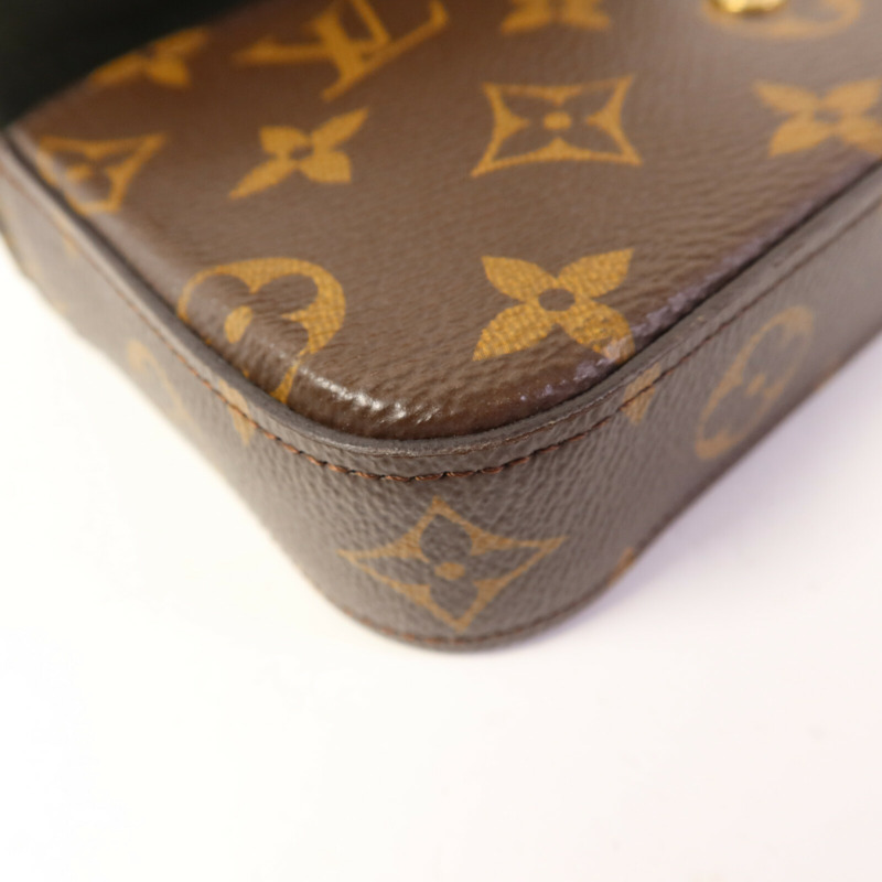 LOUIS VUITTON Monogram Felicie Strap & Go金扣肩背袋-16