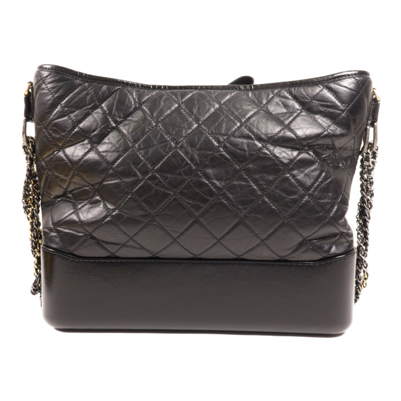 CHANEL 牛皮皮革Gabrielle Large鏈帶肩背袋-1