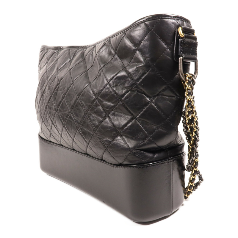 CHANEL 牛皮皮革Gabrielle Large鏈帶肩背袋-2