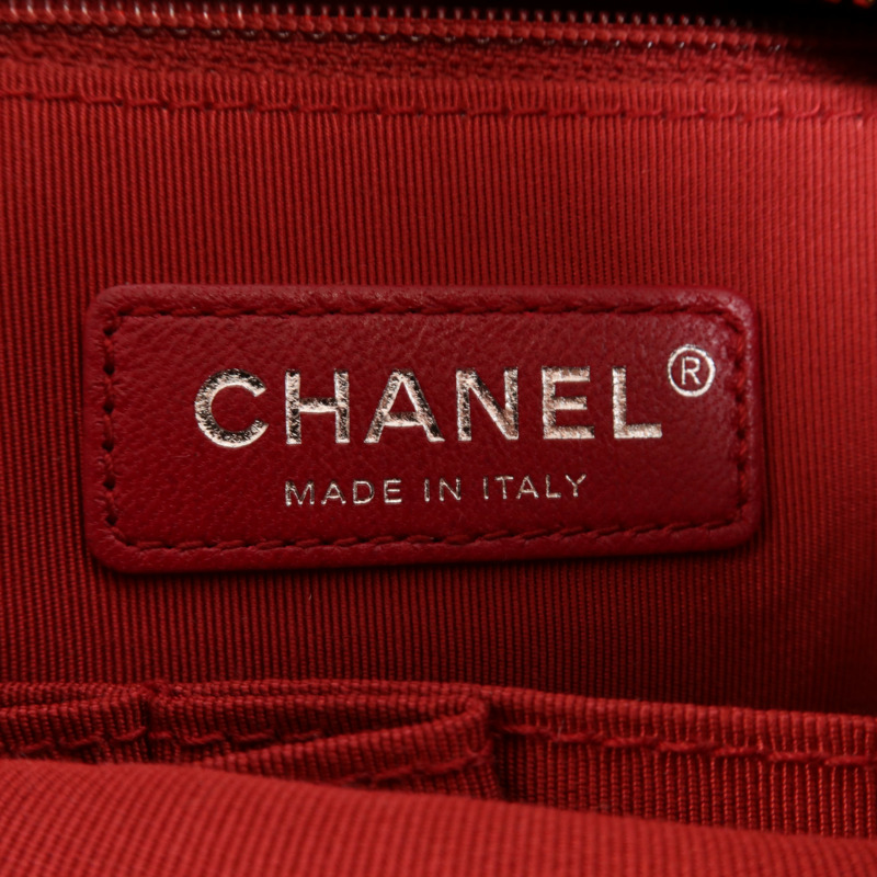 CHANEL 牛皮皮革Gabrielle Large鏈帶肩背袋-5