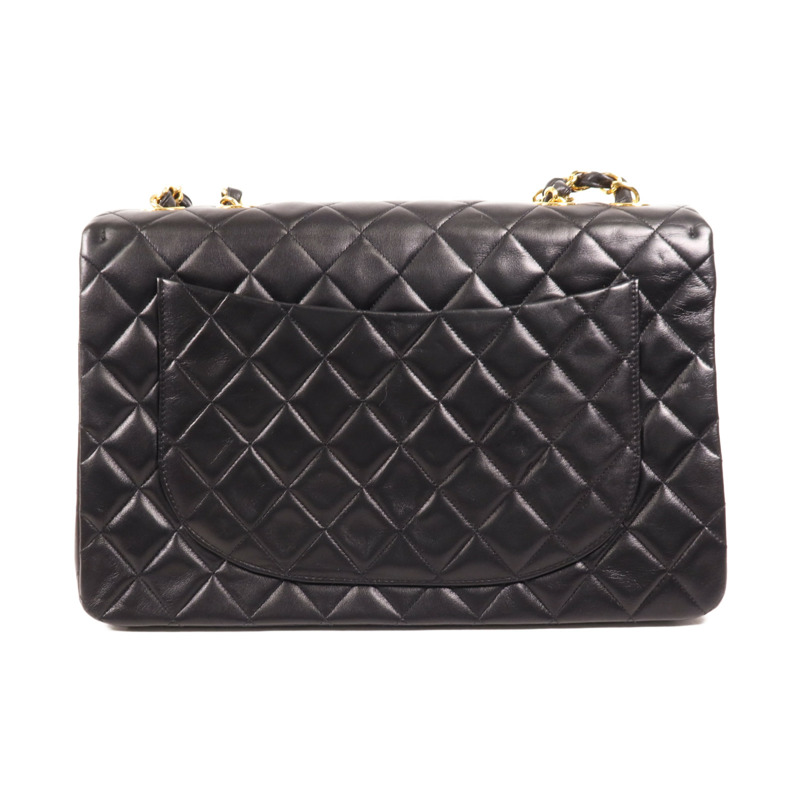 CHANEL 牛皮皮革Vintage Classic Flap Bag金扣鏈帶肩背袋-1