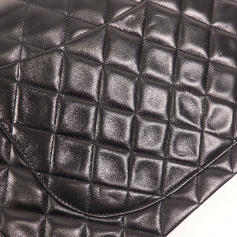 CHANEL 牛皮皮革Vintage Classic Flap Bag金扣鏈帶肩背袋-17