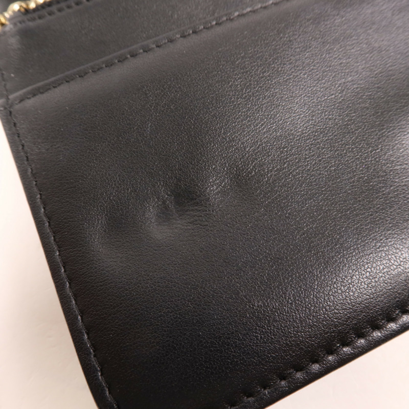 CHANEL 牛皮皮革Boy WOC Wallet On Chain金扣鏈帶肩背袋-16