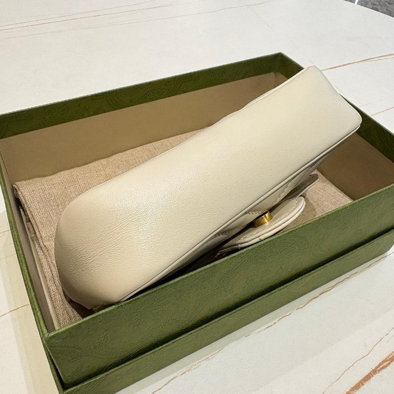 *SHIHNA名牌精品* GUCCI GG Marmont Supermini  白-3