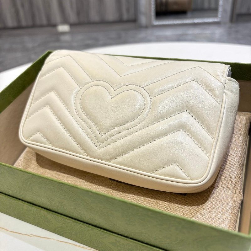 *SHIHNA名牌精品* GUCCI GG Marmont Supermini  白-4